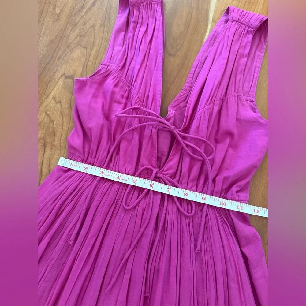 Abercrombie and Fitch pink maxi dress. Size S